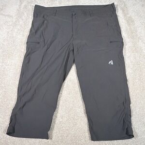 Eddie Bauer First Ascent Capri Crop Hiking Pants Womens 22W (FITS 44 X 21) READ